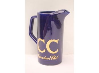 Collectible Canadian Club Vintage Ceramic Pitcher