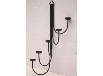 Cool Vintage Wrought Iron Wall Hung Candle Holder