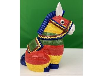 Brightly Colored Gibson Donkey Cookie Jar