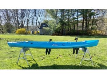 Hobie Mirage Tandem Kayak With Mirage Drive Foot Pedal Power Attachments