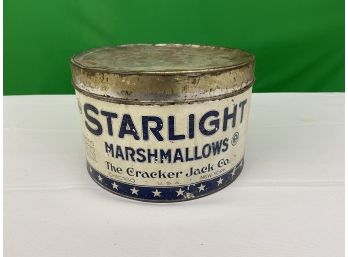 Vintage Starlight Marshmallows Tin FromThe Cracker Jack Company