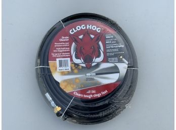 Clog Hog Drain Cleaner For Use With Pressure Washer, 100 Foot , M22 Male Coupling