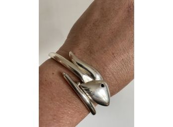 Sterling Silver Fish Bracelet