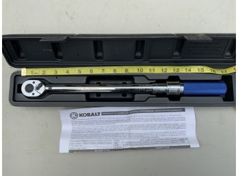 Kobalt 3/8 Inch Drive Torque Wrench
