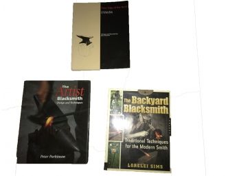 3 Blacksmithing Books