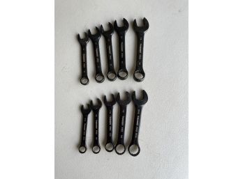 10 Piece Metric And SAE Combo Wrench Set