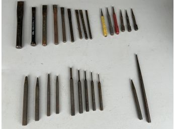 Punches, Chisels And Nail Sets