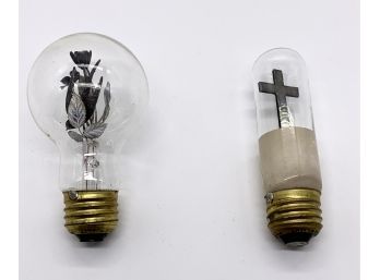 Lot Of Two -  Vintage Decorative - Edison Style Bulbs