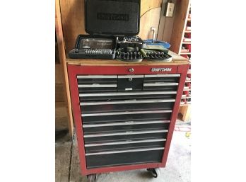 CRAFTSMAN Rolling Tool Chest FILLED WITH TOOLS!!