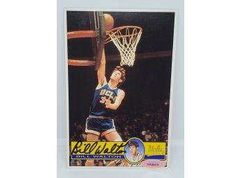Bill Walton Autographed Oversized UCLA College Basketball Card