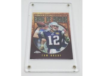 2004 Topps Chrome Ring Of Honor Tom Brady Insert Card