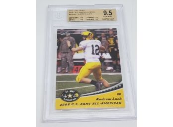 2012 Andrew Luck Rookie Card Graded 9.5 Gem Mint
