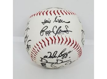 Vintage Boston Red Sox Team Signed Stamped Ball