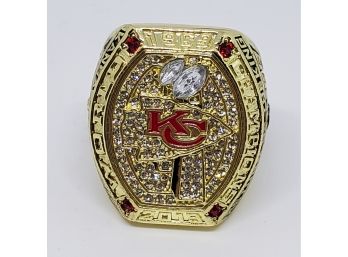 Brand New 2019 Kansas City Chiefs Super Bowl Championship Replica Ring