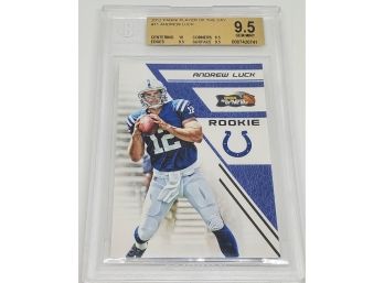 Andrew Luck Rookie Card Graded 9.5 Gem Mint