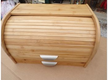 Bamboo Bread Box W/drawer