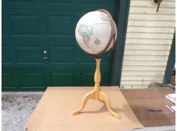 World Globe On Maple Stand Replogle Globes Inc.