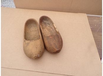 Old Wooden Hand Made Shoes