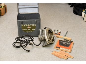Vintage Black And Decker Utility Heavy Duty Circular Saw