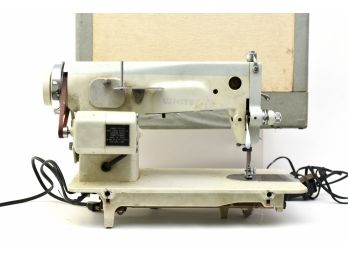 Vintage White Sewing Machine - Model Number 65