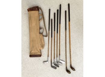 Vintage Set Of Golf Clubs