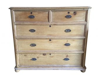 Vintage Solid Wood Chest Of Drawers