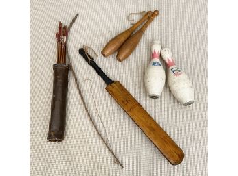 Collection Of Vintage Recreational Sporting Equipment