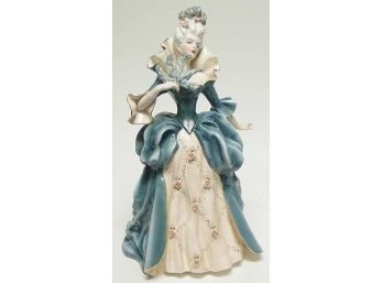 Florence Ceramics Of Pasadena California Vintage 13' Madame Pompadour Figurine