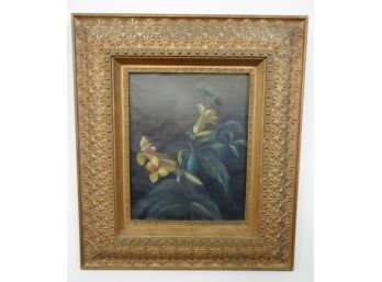 Beautiful Antique 19th Century Gilt Gesso Picture Or Painting Frame For 8x10' Image