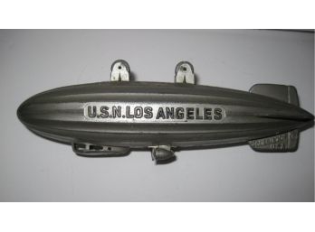 Vintage 1930s Zeppelin Blimp U.S.N. Los Angeles Airship String Toy Tootsietoy