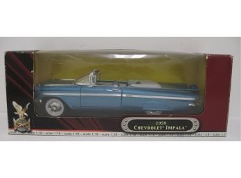 ROAD Die Cast Metal Deluxe Edition Chevrolet 1959 Impala  1:18 Scale
