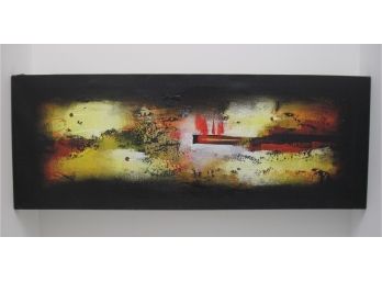 Fantastic Modern Abstract Oil On Canvas Painting