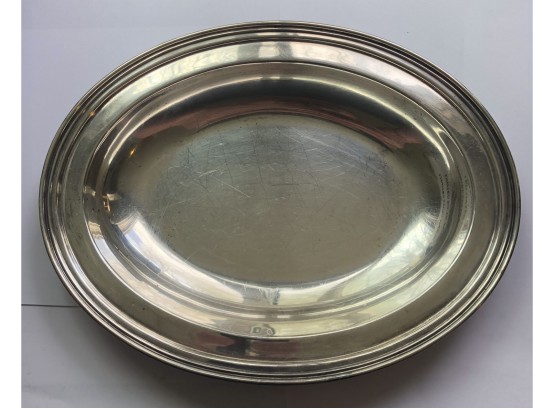 Sterling Silver Oblong Serving Tray Weight 7.88 Troy Oz (See Description For More Info)