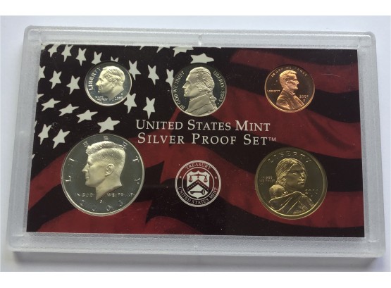 2003 S US Mint Silver Proof Set In Sealed Case
