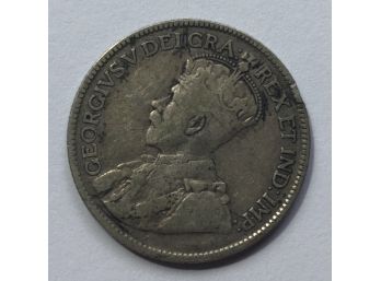 1928 Canadian Silver Quarter