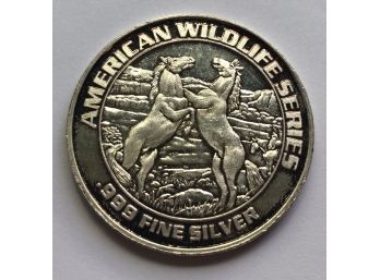 American Wildlife Series .999 1 Oz Pure Silver (Neat Coin)