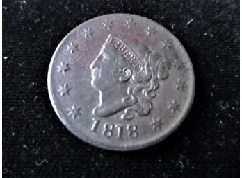 Phenomenal 1818 U.S. Coronet/Matron Large Copper Cent