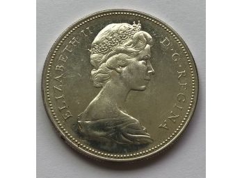 Canadian Dollar .999 Silver Queen Elizabeth Picture