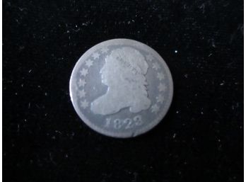 1923/2 U.S. Capped Bust Large E Silver Dime