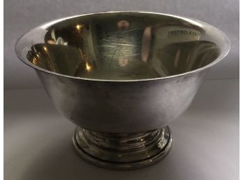 Small Sterling Silver Bowl Weght 2.89 Troy Ounces (See Description For More Info)