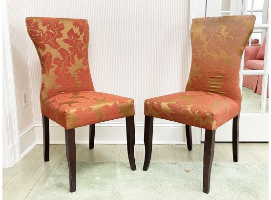 A Pair Of Upholstered Side Chairs