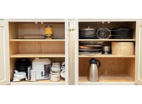 A Kitchen Assortment - Appliances, Crockery, And More