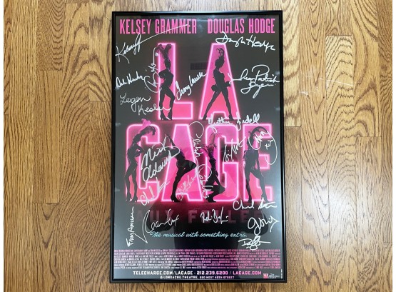 A Signed Poster Of The Broadway Revival Of La Cage Aux Folles