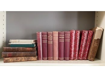 Antiquarian Leather Bound, Some Marbled Books