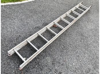 A 20' Aluminum Extension Ladder