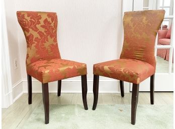 A Pair Of Upholstered Side Chairs
