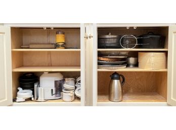 A Kitchen Assortment - Appliances, Crockery, And More