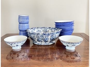 A Chinese Export Bowl And More Glazed Ceramics