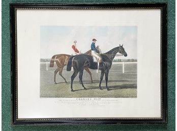 A 19th Century British Racing Engraving After J.F. Herring