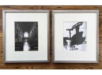 A Pair Of Framed Black And White Photogtaphs